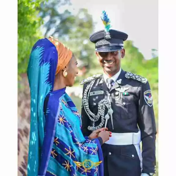 Pre-Wedding Photos Of A Police Officer And His Pretty Hausa Babe